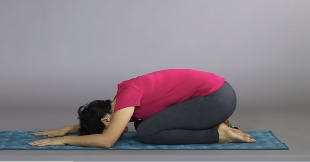 The Child's Pose Exercise
