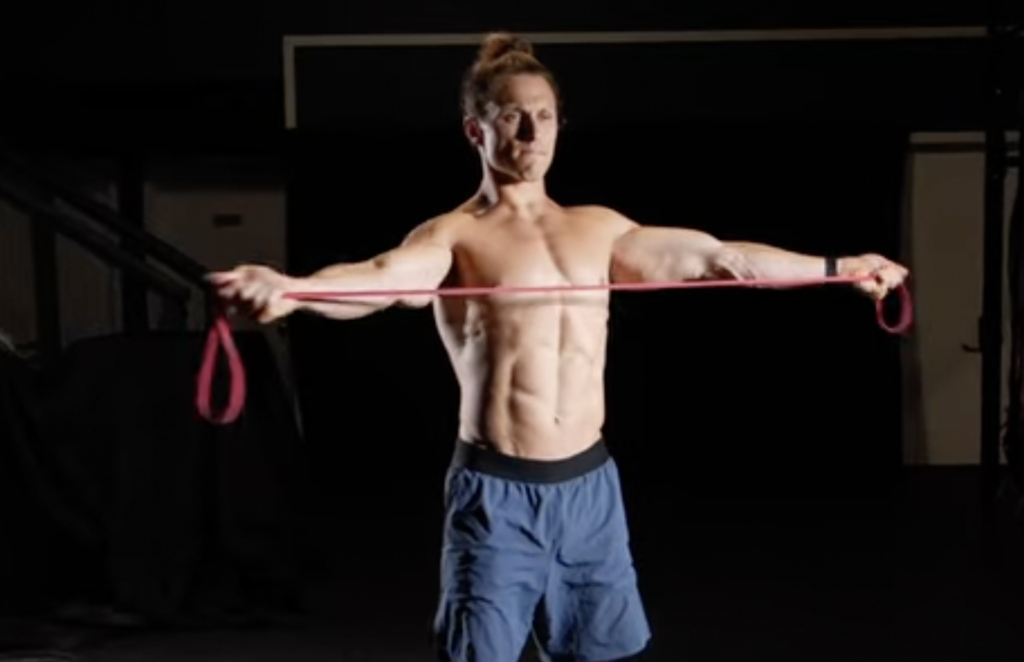 Band Pull Apart Exercise: Targets Your Back and Shoulders