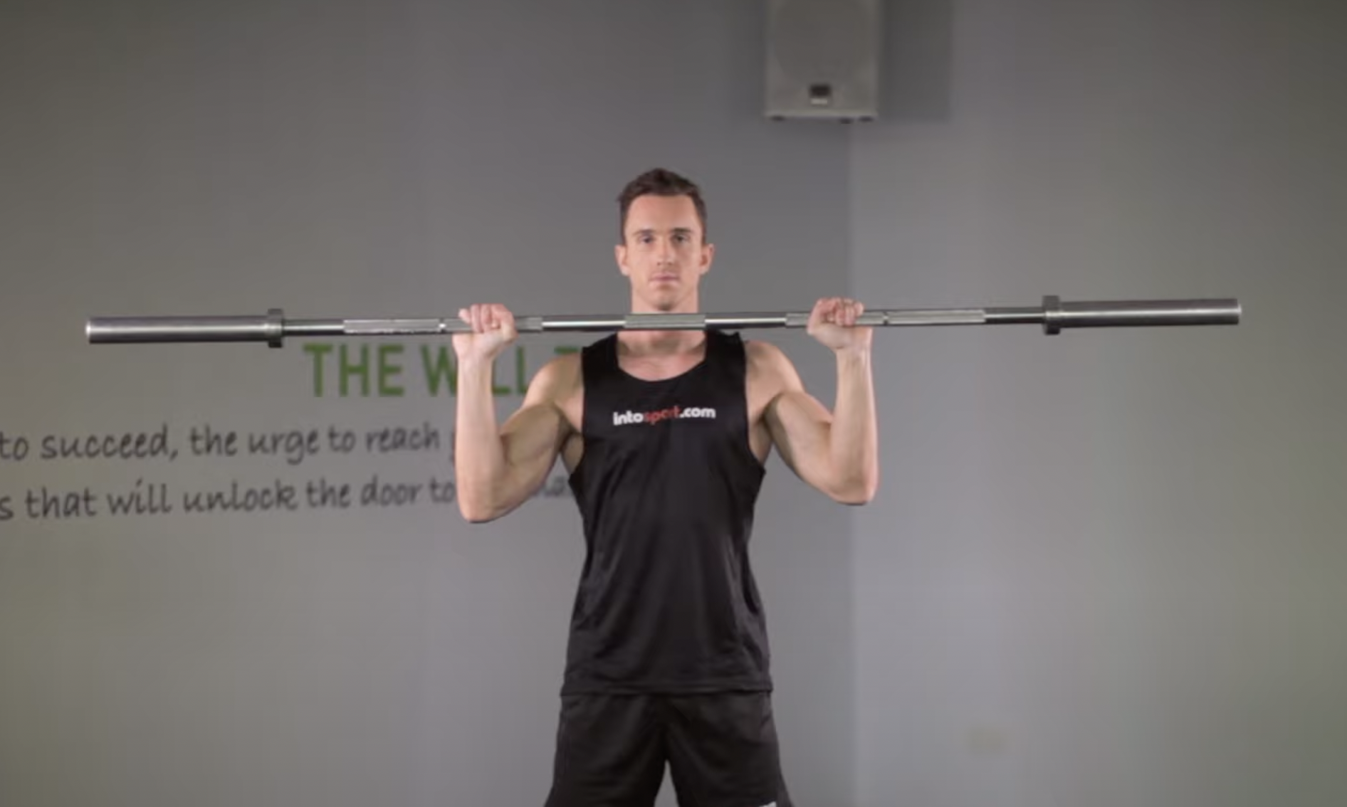 Barbell Military Press Exercise