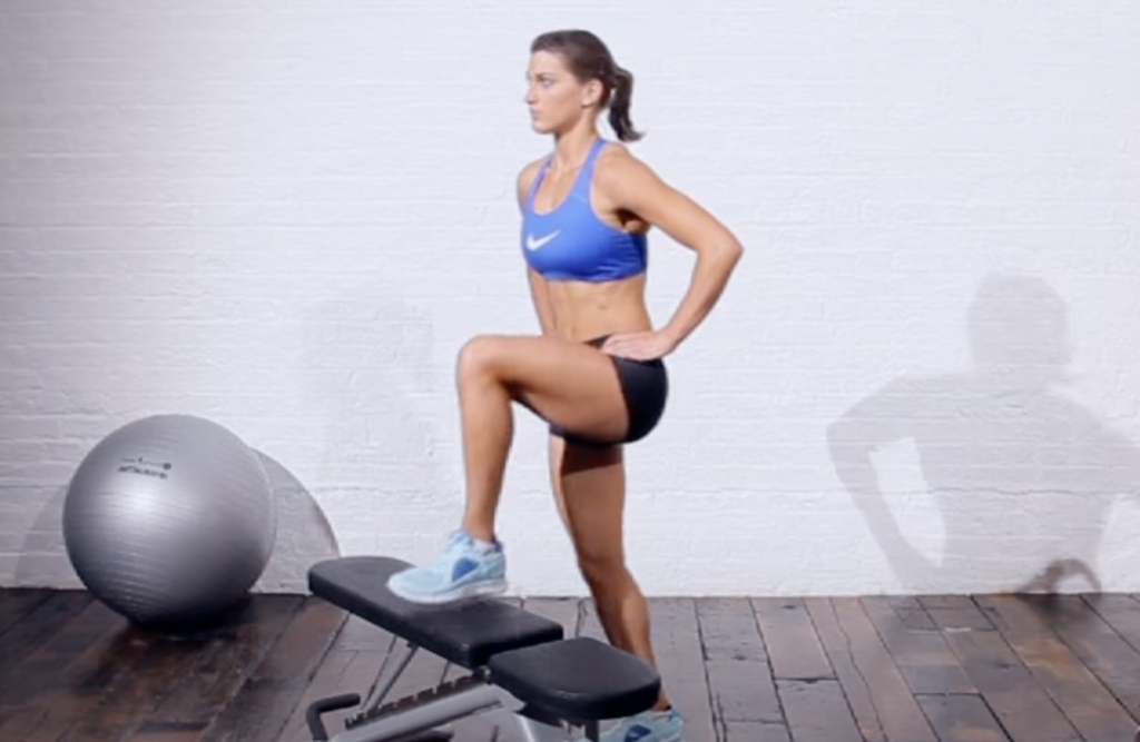 The Bench Step Up Exercise: Step Up Your Lower Body Workout