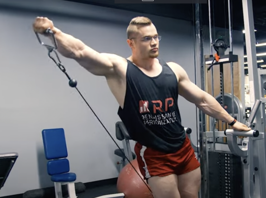 Leaning Cable Lateral Raise Exercise: Get Sculpted Shoulders
